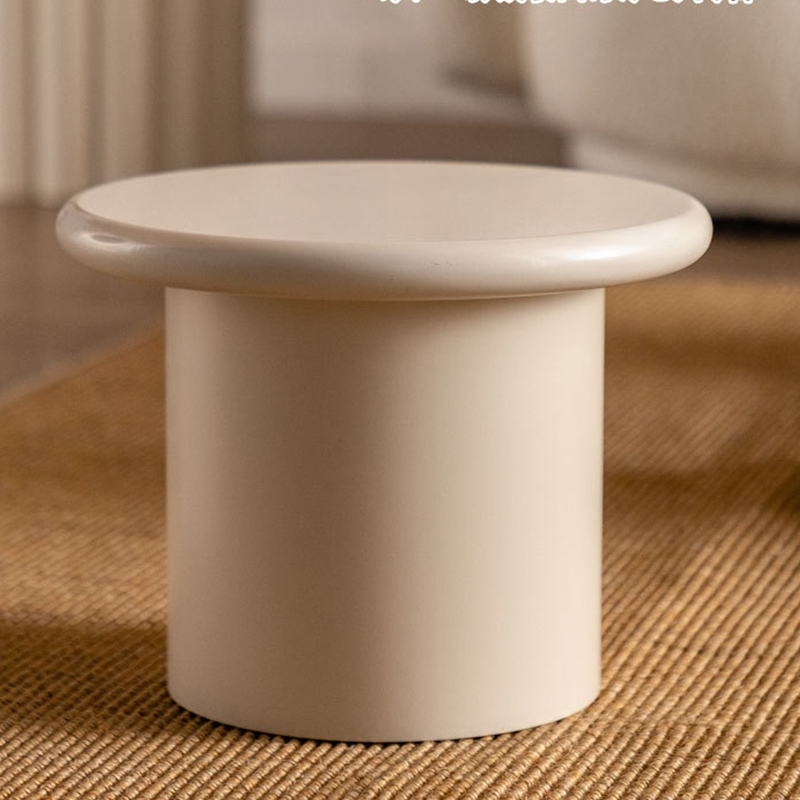 round wooden coffee table