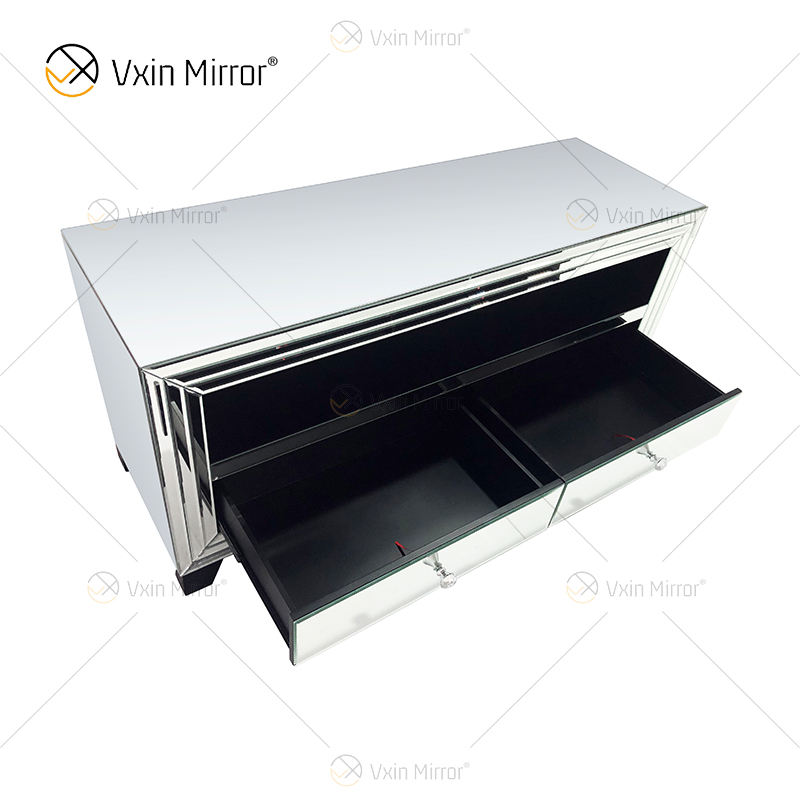 floating tv wall mount shelf with clear glass