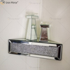 Vxin Factory Supply WXF-152 Silver Wall Decor Silver Crushed Diamond Mirror Wall Shelf