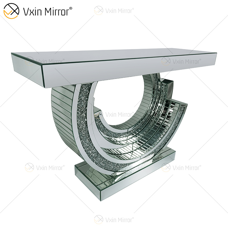 Factory Direct Sale WXF-506A 3C Mirrored Console Table Luxury Modern Console Tables