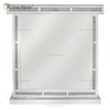 Vxin Home Decor WXF-142 Silver Mirored Crushed Diamond Tall Wine Cabinet with One Drawers