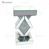 Cheap New Design Vxin WXF-115-1 Home Decor Crushed Diamond End Table Silver Mirror Furniture Side Table