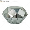 OEM Homemade WXF-1037 Triangle Silver Glass Coffee Table Mirrored End Table
