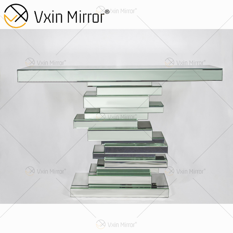 Wholesale Elegant WXF-011 Charming Silver Mirror Console Table for Furniture Luxury