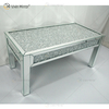 WXF-160 Coffee Crushed Diamond Sparkly Side Table for Living Room
