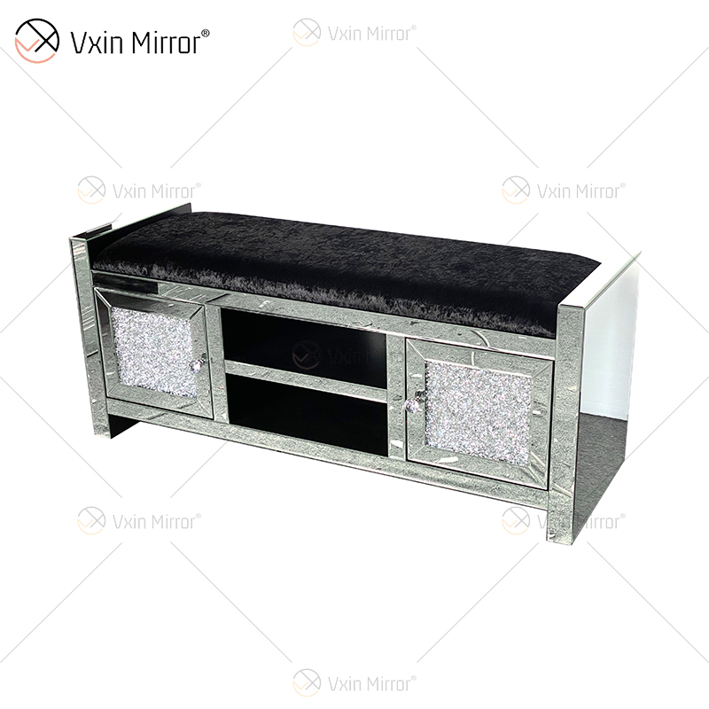 New Design WXF-611 Modern Sparkly Mirrored TV Stands for Living Room Set with Sofa