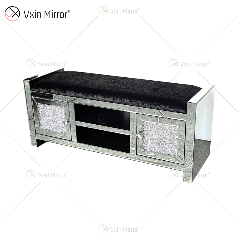 New Design WXF-611 Modern Sparkly Mirrored TV Stands for Living Room Set with Sofa