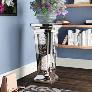 Custom Modern Mirrored Bedside Table Sofas Side Tables for Home Furniture WXF-2122