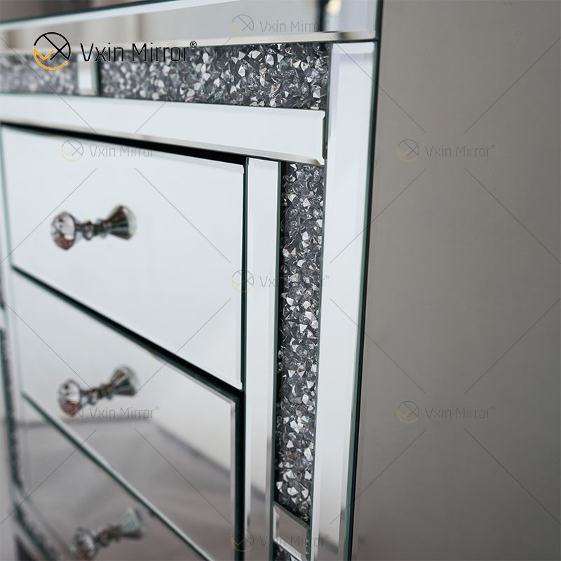 dresser and nightstand set mirrored