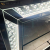 WXF-2140 LED Octagonal Beads Simple Fashion Three Drawersr LED Cabinet Match LED Mirror Custom Plug