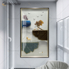 Modern Minimalism 3d Abstract Wall Art Decor Luxury Round Canvas Posters Wall Art Living Rooom