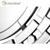 VXin Mirror WXM-1124 Moden Silver Glass Wall Mirror Home Decor for Living Room Bedroom