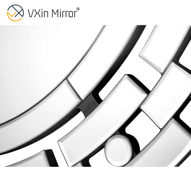 VXin Mirror WXM-1124 Moden Silver Glass Wall Mirror Home Decor for Living Room Bedroom