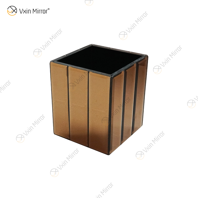 WXMV-001 Mirror Vase Crystal Silver Glass Stunning Decorative Vase Flower Luxury for Home Decor Cant Hold Water