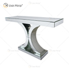 Wholesale Elegant WXF-547 Charming Silver Mirrored Console Table for Furniture