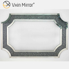 The Newest Vxin Mirror Silver Furniture Crush Diamond Console Table Mirrored with Length Mirror