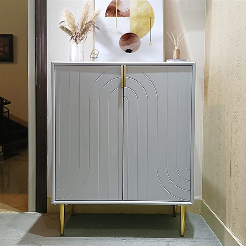  Wood Corner Console Storage