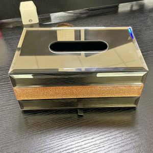 mirror glitter tissue box