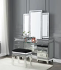Silver Glass Dressing Table