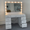 white vanity table