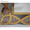 Home Mirrored Furniture Rectangle Console Mirror Crushed Diamond Wall Mirror