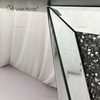 Vxin Modern Home Decor Crushed Diamond Mirrored Console Table Luxury