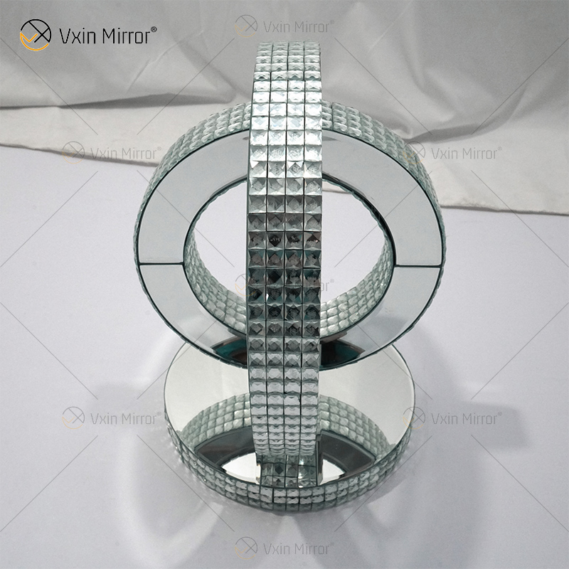 Globe Decor Hot Design Vxin End Table WXF-093-1 Silver Crystal Mirror Side Table