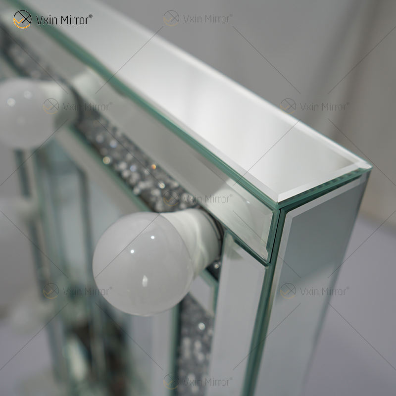 bathroom mirror lighted