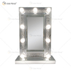 CRYSTAL SPARKLE DIAMOND CRUSH MIRRORED BEVELLED HOLLYWOOD MIRROR 9 BULB MAKE UP DRESSING TABLE WXDL-176
