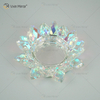 Cigarettes Cigars Lotus Crystal Hotel Design Glass Ashtray Hand Made for Coffe Tables