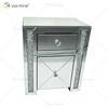 WXF-149 Mirrored Bedside Tables Cabinet 2 Drawers Nightstand Side Table Mirror Bedside Mirrored Bedside Table