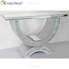 WXWF-513 Factory Price Wholesale Art Deco Antique With Curved Glass Console Table
