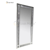 Hot Sell 168cm WXM-1082 Wall Decor Silver Crushed Diamond Rectangle Mirror