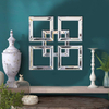 Square Mirrored Wall Decorative Mirror with Beveled Edge Modern Fashionable Wall-Mounted Mirrors WXM-1590