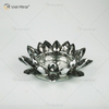 Factory Supply Vxin Mirror Flower VX-07 Silver Candlestick Lotus Crystal Candle Holder