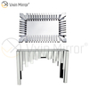 China Supplier Vxin Furniture Modern Silver 3D Elegant Hall Table Console Furniture Luxury Mirror