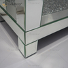 Vxin Mirrored Furniture WXF-117-2 Modern Elegant Crued Mirror Side Table