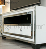 Vxin Mirror WXWF-790 Furniture Modern White Silver Glass TV Cabinet Stands