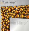 Cheap WXM-1051 Top Quality Brown Wall Mirror Decoration Crystal Wall Mirror