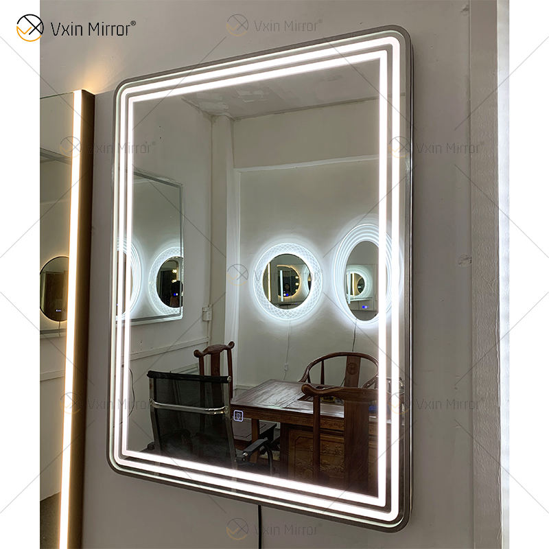 mirror bathroom with light