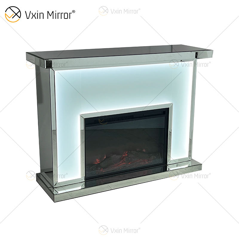tv stand led fireplace