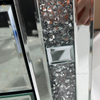 Good Quality WXF-911 Silver Crushed Diamond Nightstand Bedside With 3 Drawer Mirrored Bedside Table