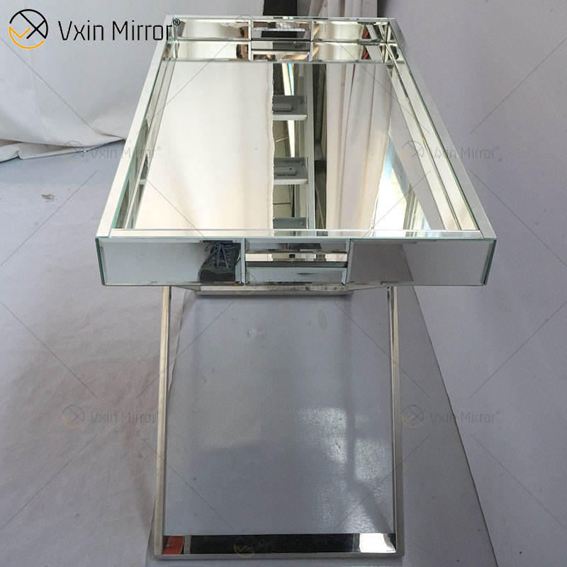 mirror bed side tables