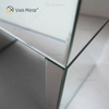 Factory Modern WXF-032 Three Drawer Silver Glass Mirrored Nightstand Bedside Table