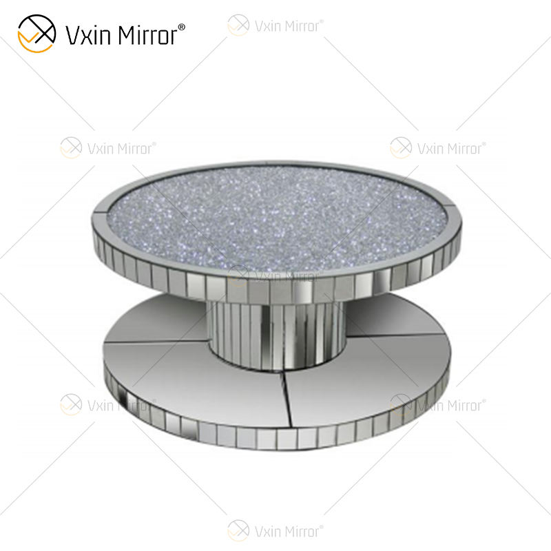 rectangular glass coffee table