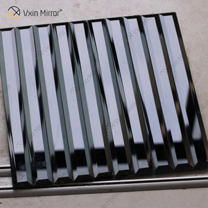 Bevel Edge Mirror Custom Modern Ceramic Tile Lobby Home Wall Decoration Hot Sale Mirror Wall Decor Home Decor