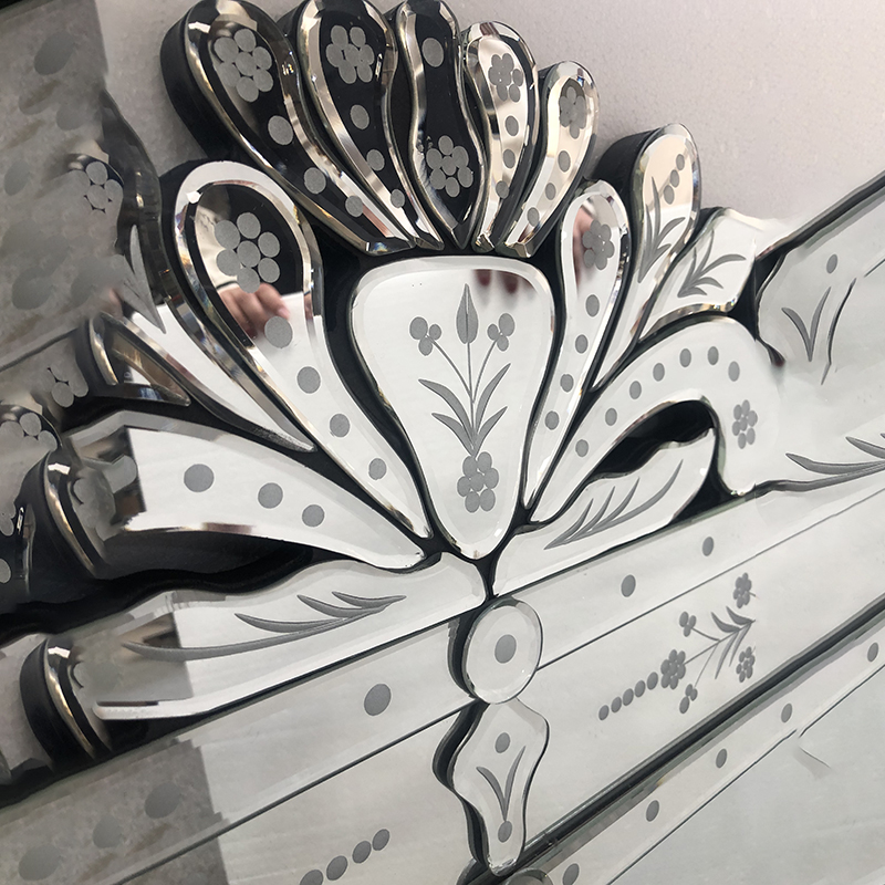 Wholesale WXVM-047 Modern Venetian Design Mirrors Wall Rectangle Silver Wall Mirror