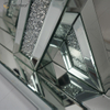 Vxin Mirror Hot Sell Silver Crystal W Design Console Table with Mirror Hallway in Living Room Furniture