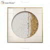 Metal 3d Wall Art Decor Home Decoration Pieces Luxury Living Room Framed for Home Mirror Frame Glass Painting