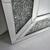 Rectangle Hot Design Vxin WXM-1761 Wall Decor Silver Crushed Diamond Wall Hanging Mirror